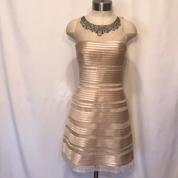 bcbg gold bandage dress BCBG Max Azria main image 0